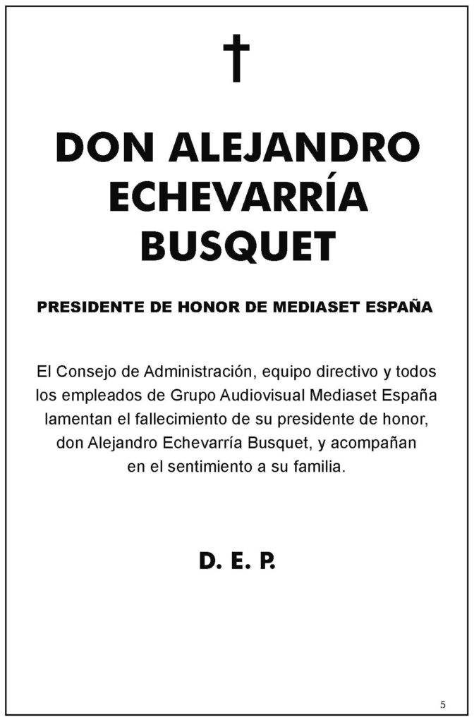 ALEJANDRO ECHEVARRIA BUSQUET LA RAZÓN Esq5. 20 02 2024