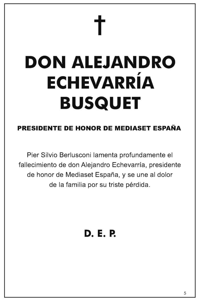 LA RAZON Esq 5 ALEJANDRO ECHEVARRIA BUSQUET (MEDIASET) 20 02 2024