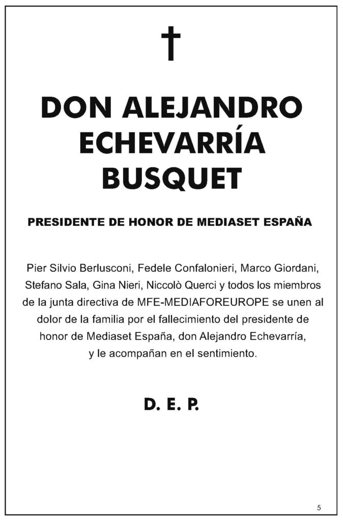 LA RAZON Esq 5 ALEJANDRO ECHEVARRIA BUSQUET (MFE) 20 02 2024